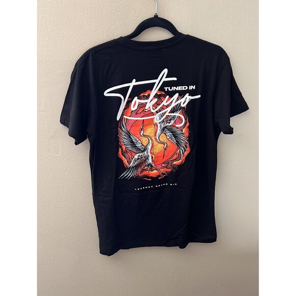 Tuned In Tokyo Legends Never Die Black T Shirt - Picture 1 of 5